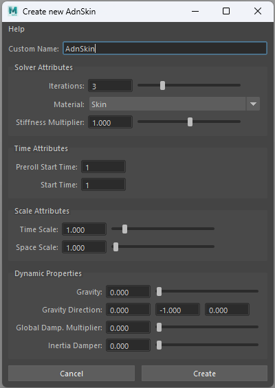 AdonisFX AdnSkin Deformer Creator